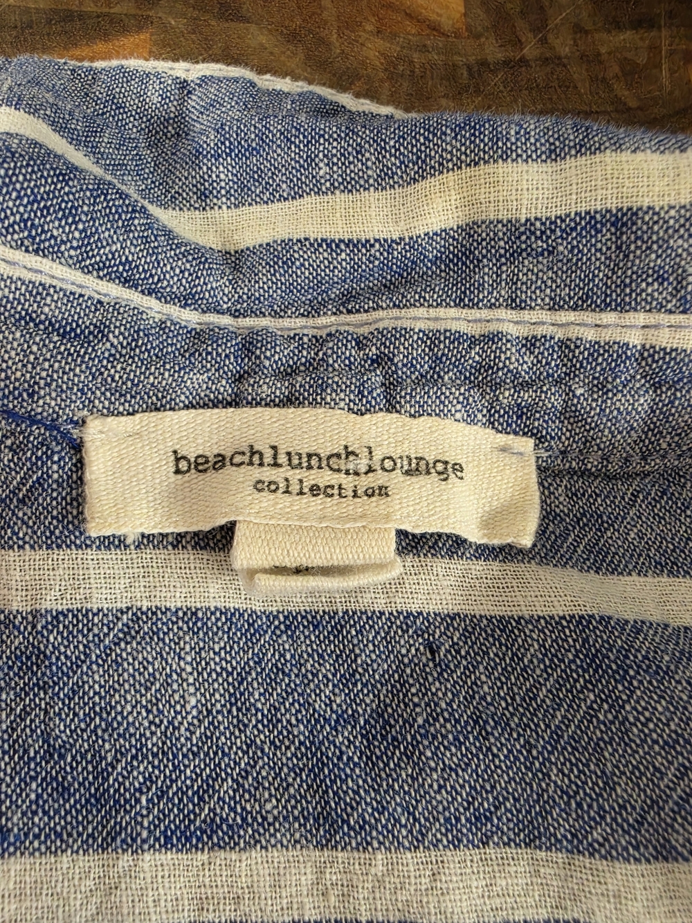 beachlunchlounge Navy and White Striped Tunic Shirt - Picture 5 of 7